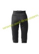 Softball Pipe Black Pant With White Piping